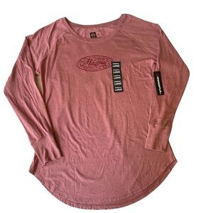 Magpul Ladies Long Sleeve Tee T-Shirt Rodeo Blend Fabric, Pink Heather, L